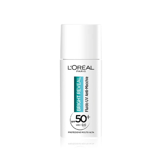 L’Oréal Bright Reveal Fluido UV Anti-Macchie SPF50+ – Protezione e Pelle Luminosa
