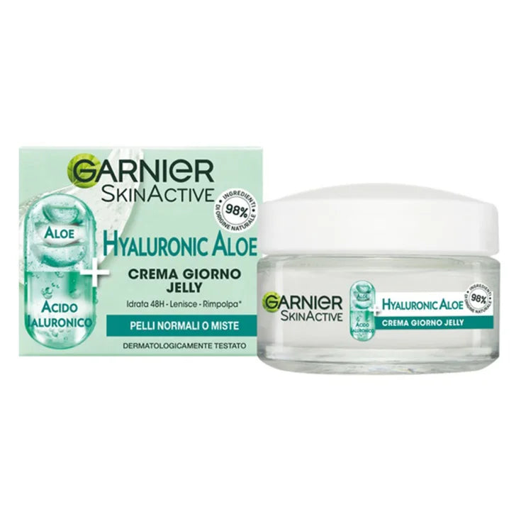 Garnier Skinactive Hyaluronic Aloe Crema Giorno Gel 50ml – Idratante e Lenitiva