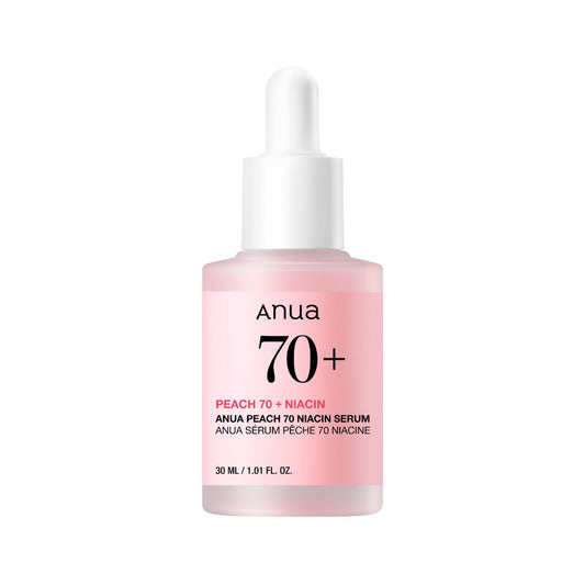Anua 70+ Peach Niacin Serum 30ml - Brightening & Firming Formula