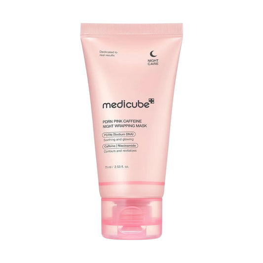 Medicube PDRN Pink Caffeine Night Wrapping Mask – Maschera Notte Viso 75ml