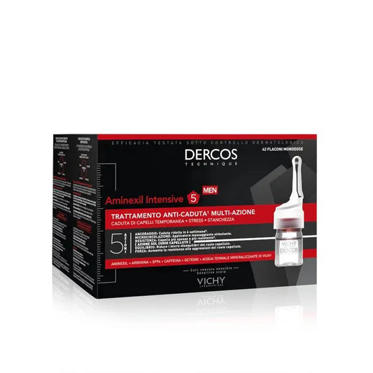 Vichy Dercos Aminexil 42 Fiale Anti-caduta Uomo